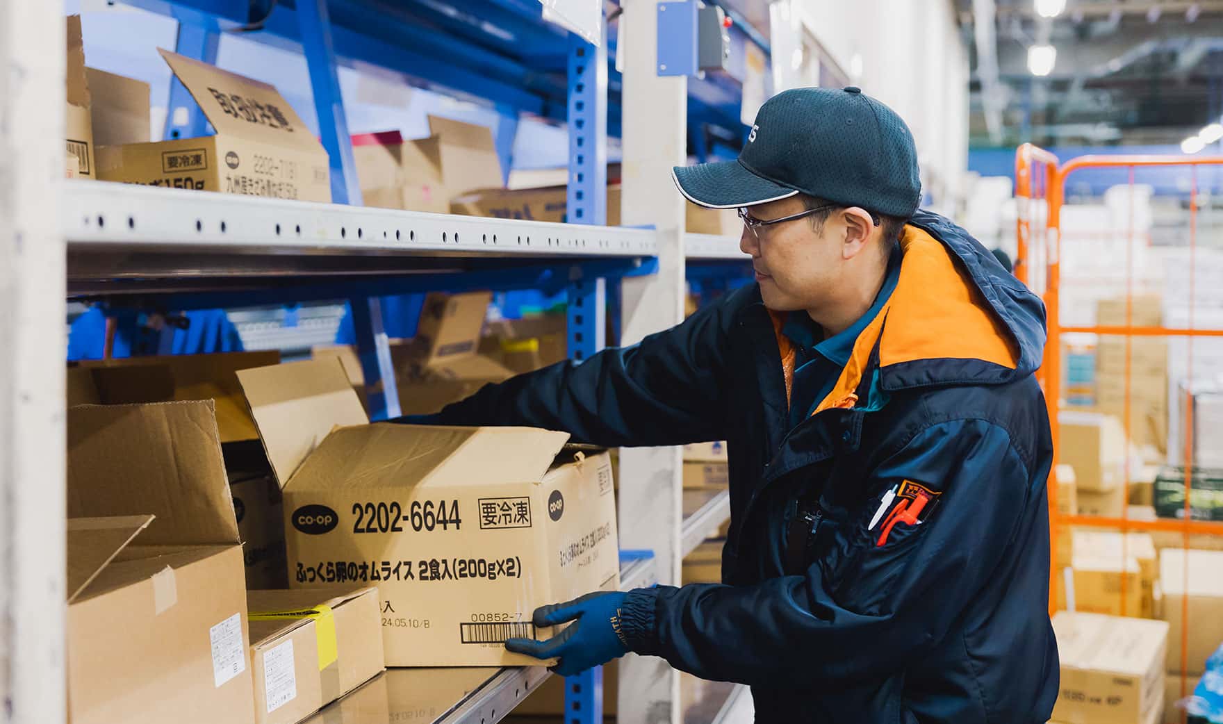 入荷した商品のセット