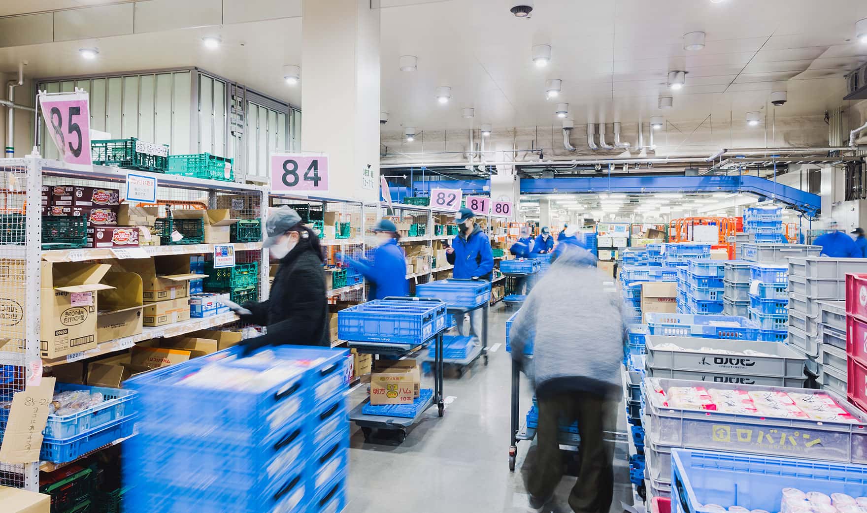 商品の集品(ストア作業)